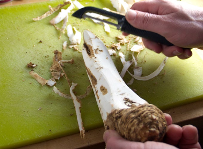 how to prepare fresh horseradish