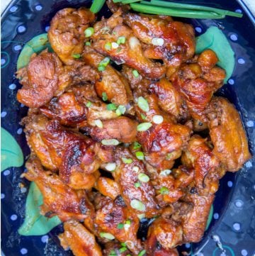 This Lime Apricot Chicken Wings are tender and glazed, with that irresistible tangy, sweet and spicy flavor harmony that everyone loves. The recipe is easy and great for feeding a crowd - ten minutes of prep, into the oven and you've got amazing Asian-style wings that will disappear quickly!