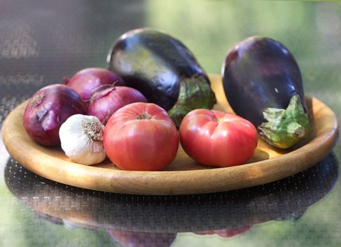 Roasted Eggplant Appetizer recipe by Panning The Globe