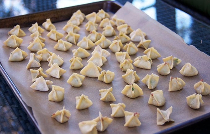 how to make Turkish Manti - step by step