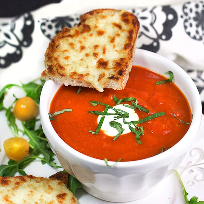 grilled cheese and tomato soup