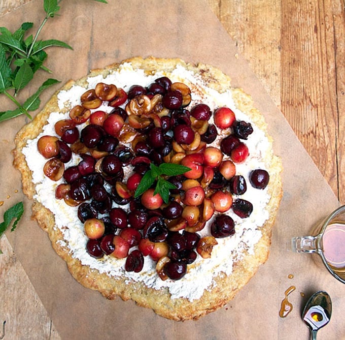 Fresh Cherry Tart | Panning The Globe