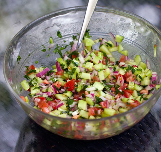 shawarma salad