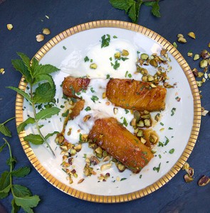 The Honey Harvest and a recipe for Honey Roasted Pineapple with Yogurt and Pistachios