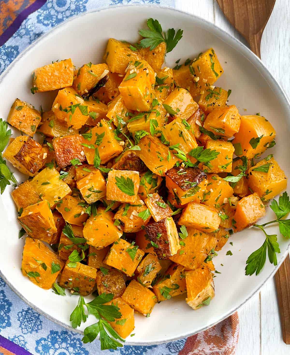 Roasted Butternut Squash recipe I Panning The Globe