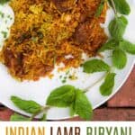 indian lamb biryani pin