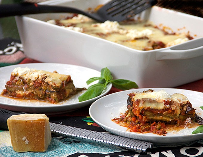 No Noodle Eggplant Lasagna by Panning The Globe