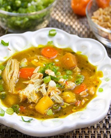 Jamaican Curried Chicken Stew with Rum and Mango by Panning The Globe
