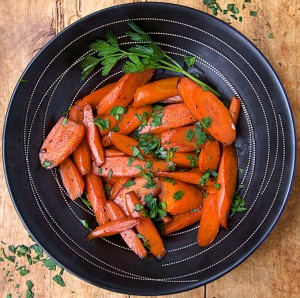 Carrots Cooked In Wine: sautéed in garlicky olive oil, steamed in Marsala wine, surprisingly simple and delicious.