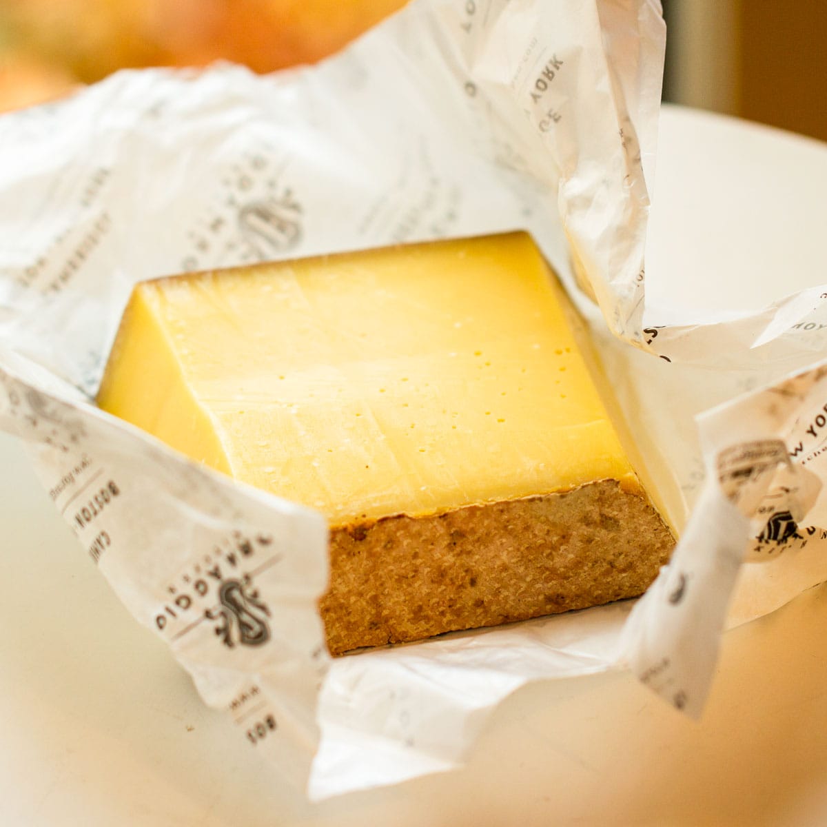 slice of Compte Fort St Antoine cheese.