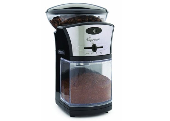 Capresso burr coffee grinder