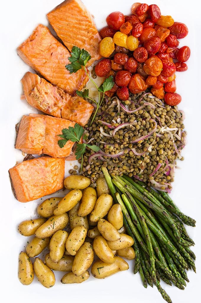 Fusion Salmon Niçoise Salad