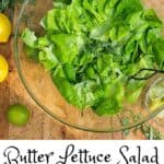 Butter lettuce salad pin