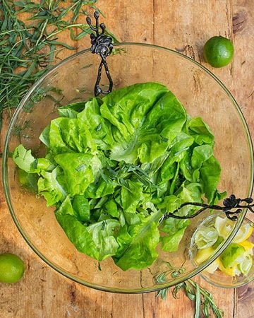 Butter Lettuce Salad with Citrus Honey Vinaigrette - Panning The Globe
