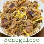 Pinterest pin: Chicken Yassa