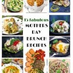 a collage of great mother's day 10 brunch recipes