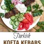 Grilled Kofta Kebabs Pin