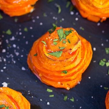 Spicy Moroccan Sweet Potato Stacks | Panning The Globe