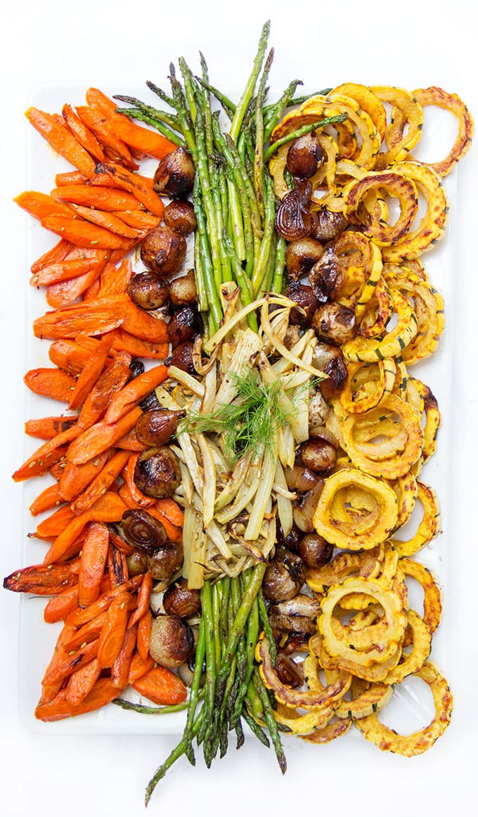 Roasted Vegetable Antipasto • Panning The Globe