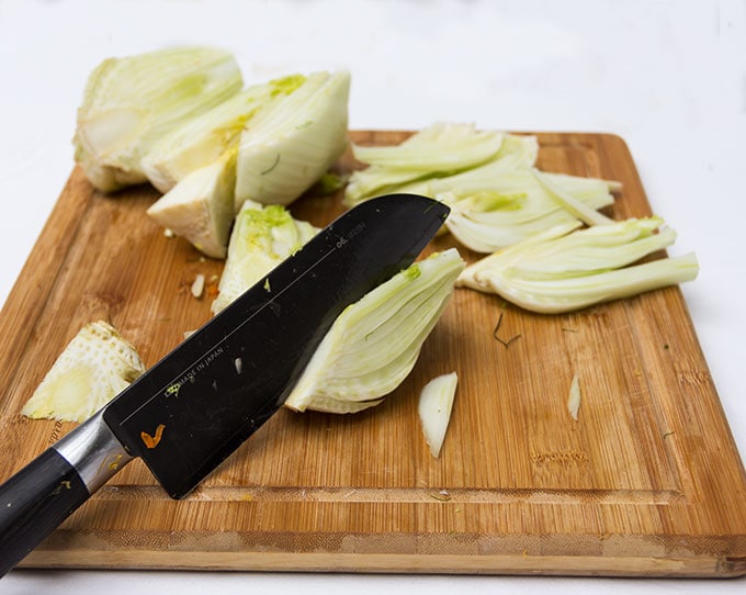 how to slice fennel