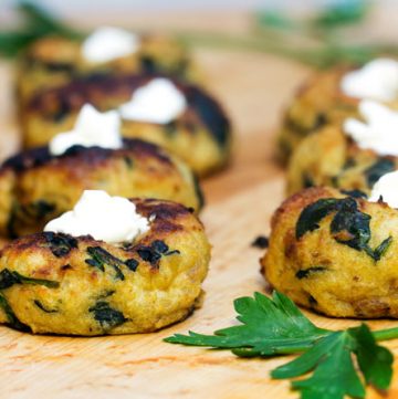 Mini Spinach Potato Knish Appetizer