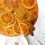 Best Mother's Day Brunch Recipes: Orange Vanilla Upside Down Cake - Panning The Globe