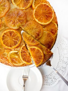 Best Mother's Day Brunch Recipes: Orange Vanilla Upside Down Cake - Panning The Globe