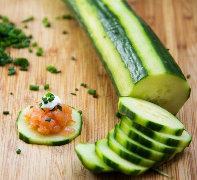 Smoked Salmon Tartare Appetizer