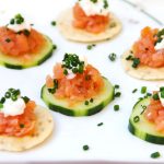 Smoked Salmon Tartare - an easy, elegant appetizer recipe from Panning The Globe