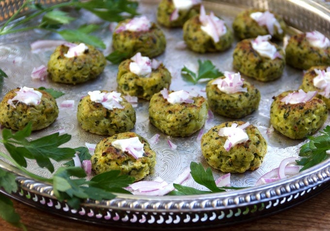 Mini Spinach Potato Knish Appetizer