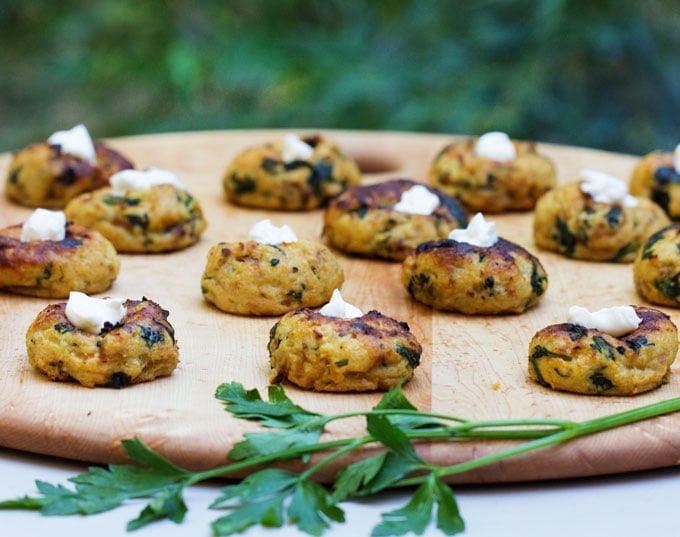 Mini Spinach Potato Knish Appetizer