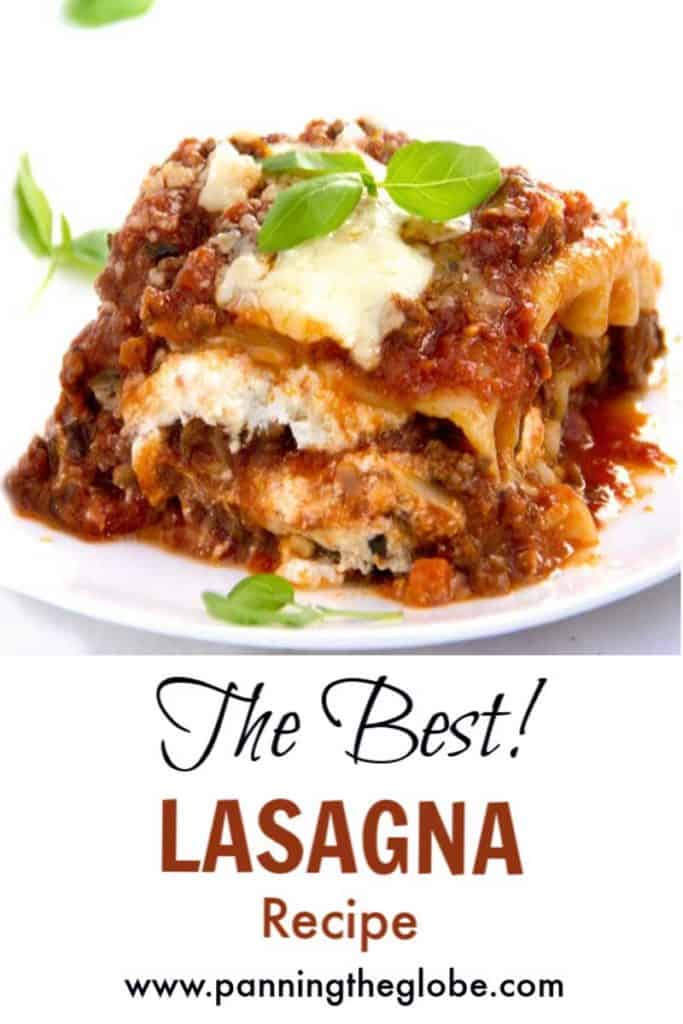 My Favorite Lasagna Recipe [no bechamel] l Panning The Globe