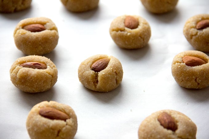 Flourless Almond Cookies with Cardamom, Orange Zest, and