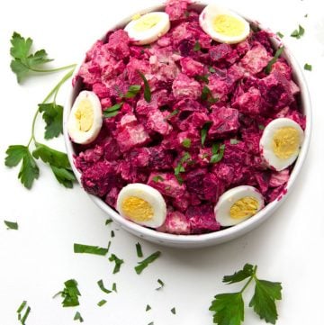 Rosolje: Estonian Beet and Potato Salad