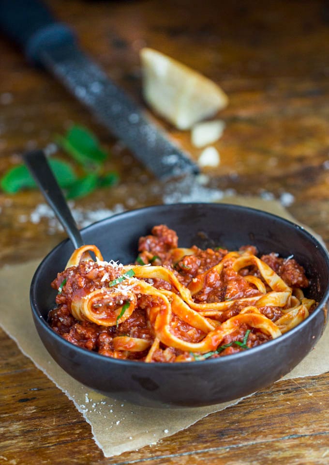 Quick Turkey Ragu - a delicious healthy weeknight meat sauce recipe