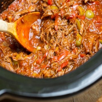 slow cooker Cuban ropa vieja