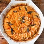 This potato tian is a beautiful side dish for a special occasion.