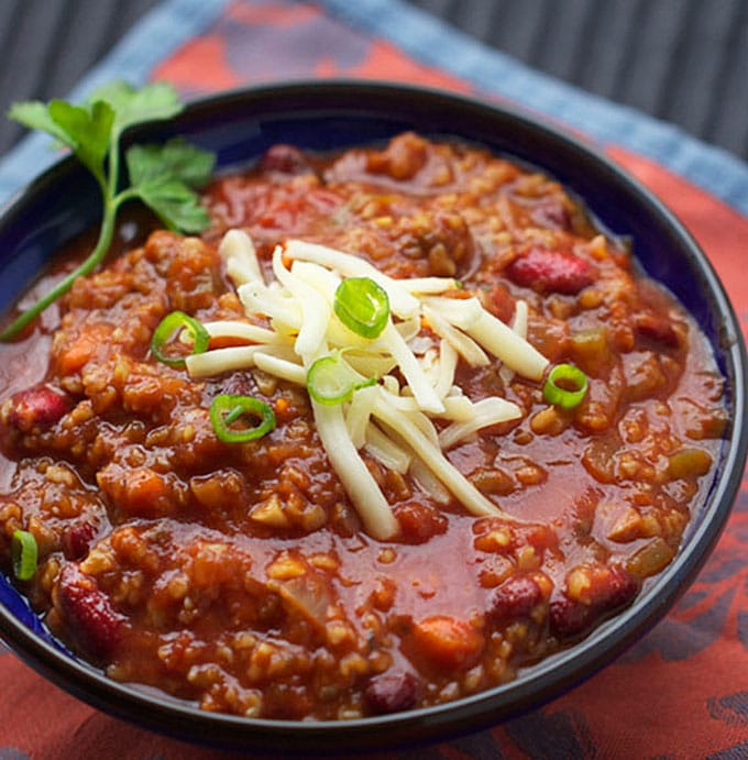 Top Ten Recipes: My Favorite Vegetarian Chili