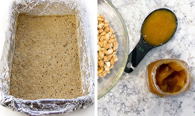 How to make sesame cashew bars