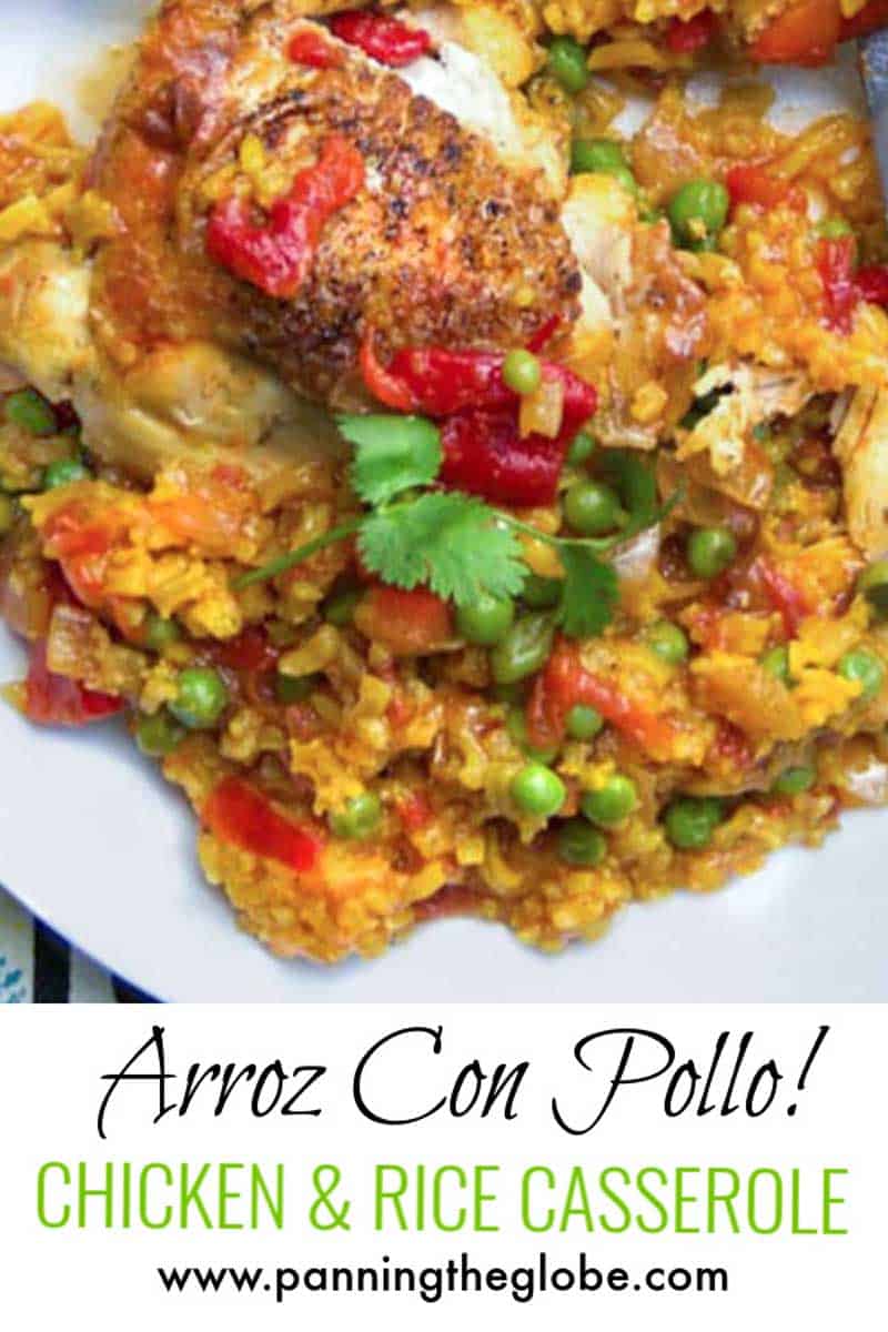 Arroz Con Pollo: Spanish Chicken and Rice Casserole