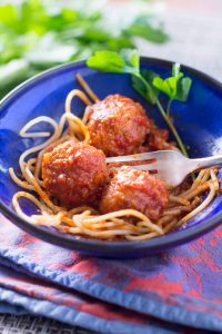 These are the most tender and flavorful Italian style turkey meatballs. Sooo delicious! And they’re also healthy and gluten free.