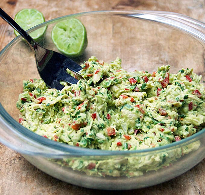 Venezuelan avocado chicken salad.