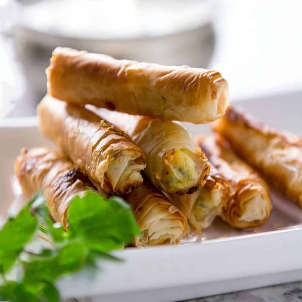 cigarette borek Turkish Sigara Borek Recipe: Crispy Cheese Rolls