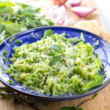 Julia Child's Sautéed Shredded Zucchini Recipe