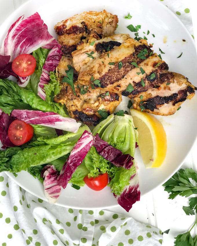 Ras El Hanout Grilled Chicken Thighs