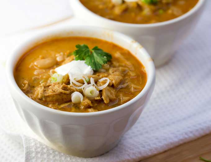 award winning white chicken chili with white beans