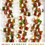 Mini Caprese Salad Skewers pin