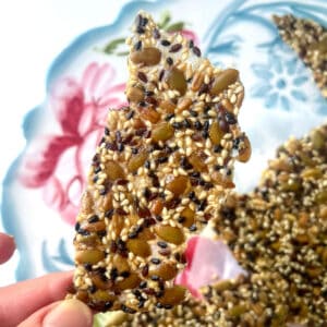 thin crisp seed cracker