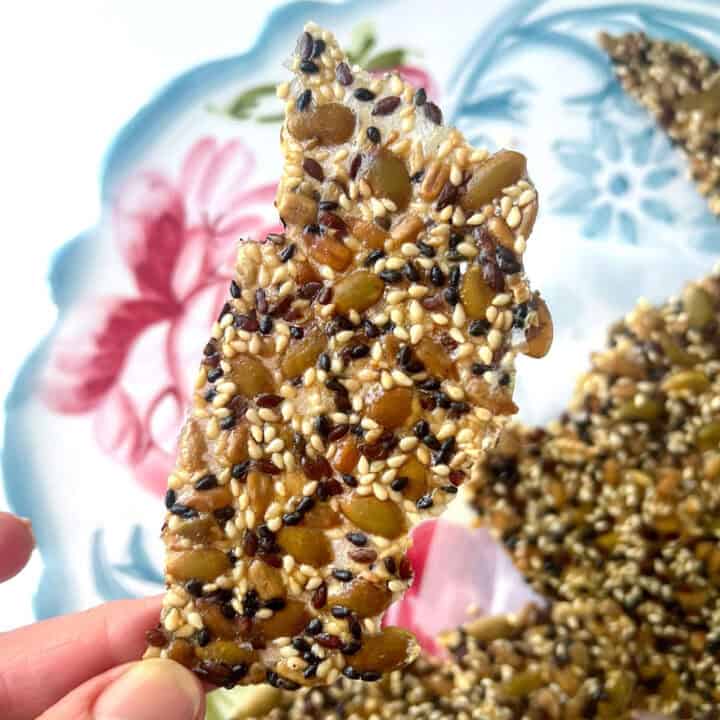 thin crisp seed cracker